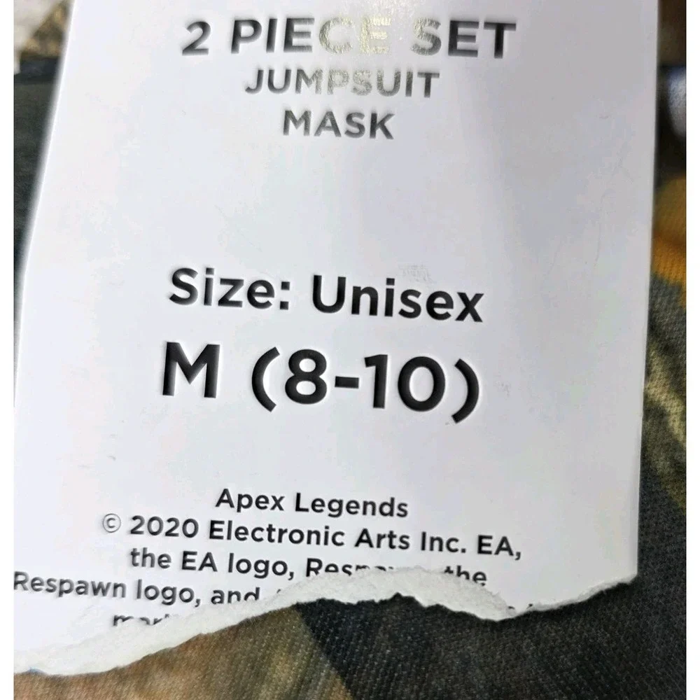 Apex Legends Boy's‎ Bloodhound Cosplay Halloween Costume Child 8-10 Medium NEW